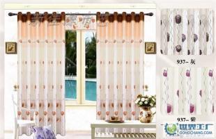 新佳源布藝簡式窗簾 抽象玫瑰設(shè)計(jì)，既大方又不失浪漫